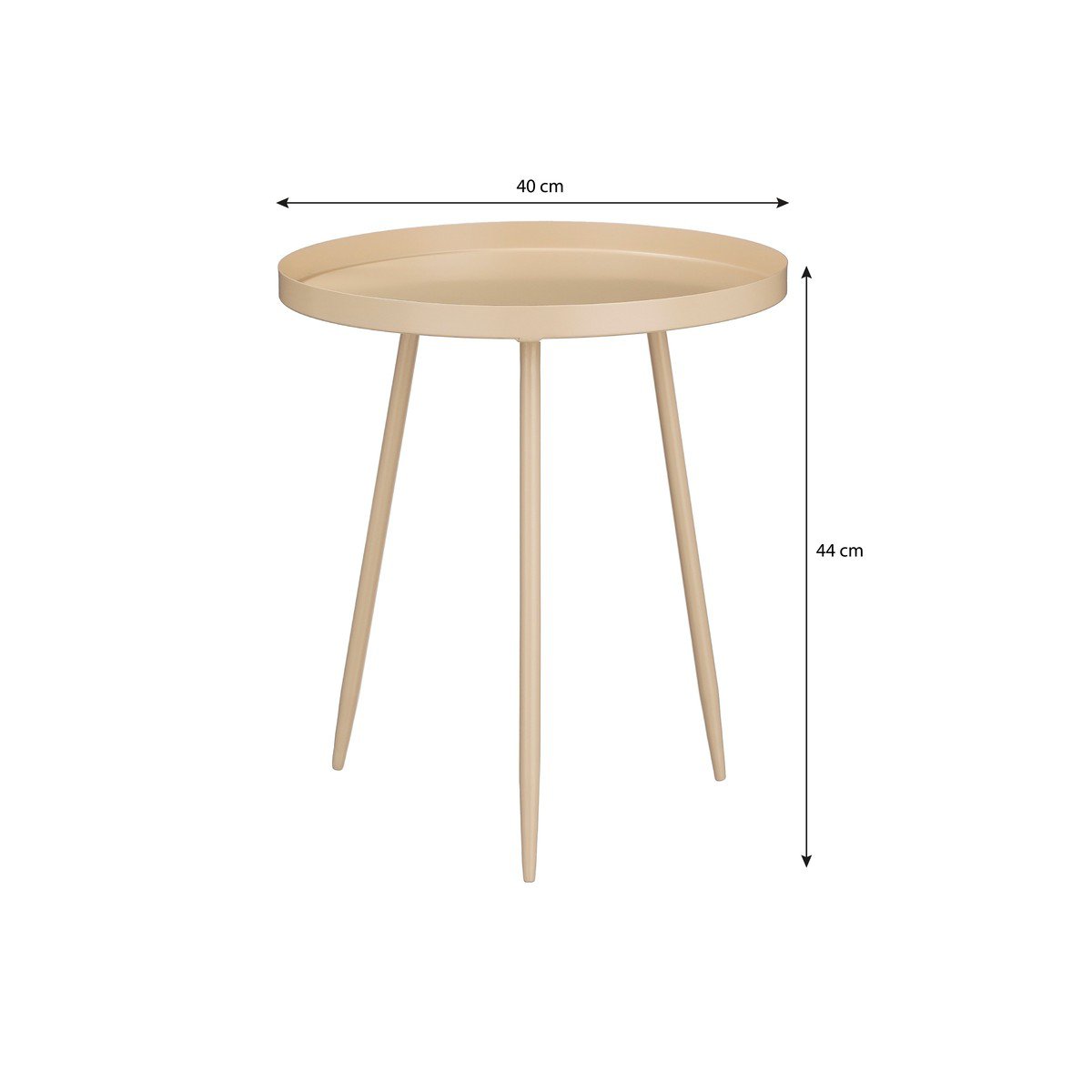 Bijzettafel Flores Beige
