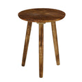 Bijzettafel Pomante Donkerbruin – H46 × Ø38 cm