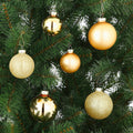 Glazen kerstballen Goud – set van 26 – afbeelding 2 – Liore-Home