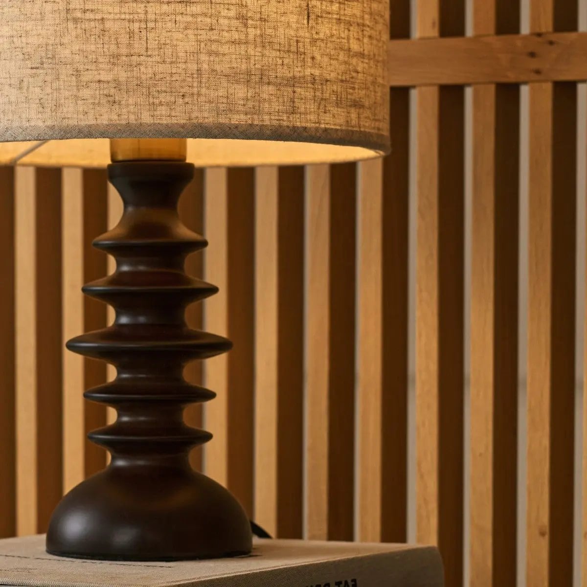 Tafellamp Bodhi Donkerbruin – Hout