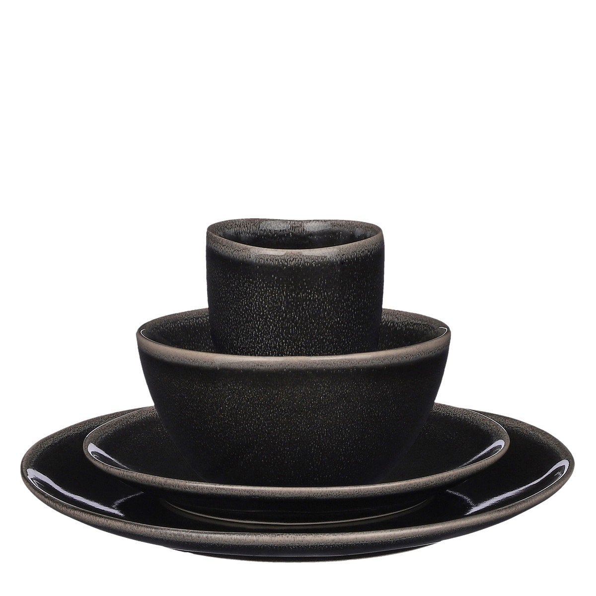 Serviesset Tabo Zwart