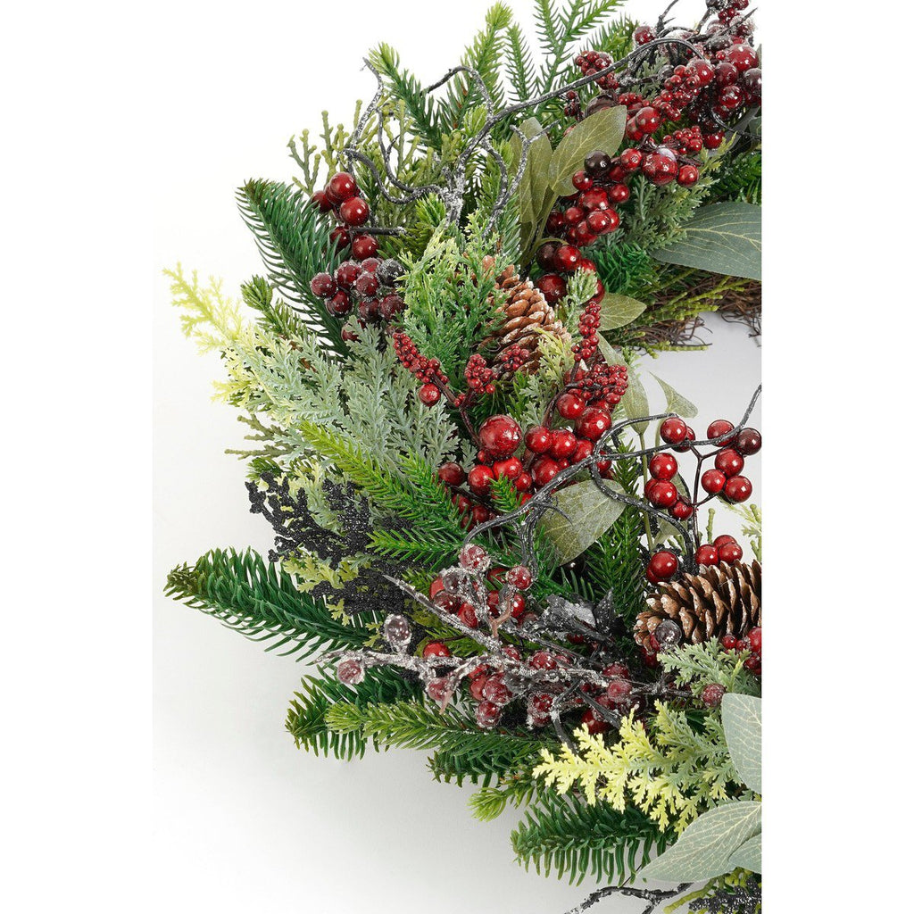 Krans Bodi Rood – Ø50 cm