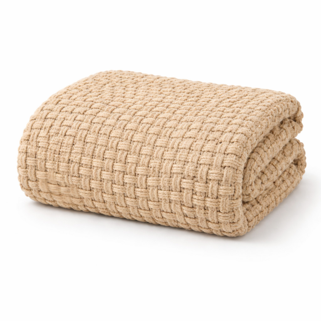 Plaid Cosenza Beige