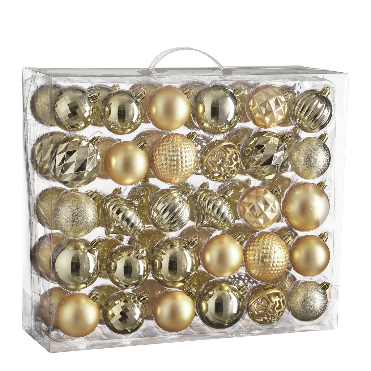 Kerstbal Unbreakable baubles Champagne