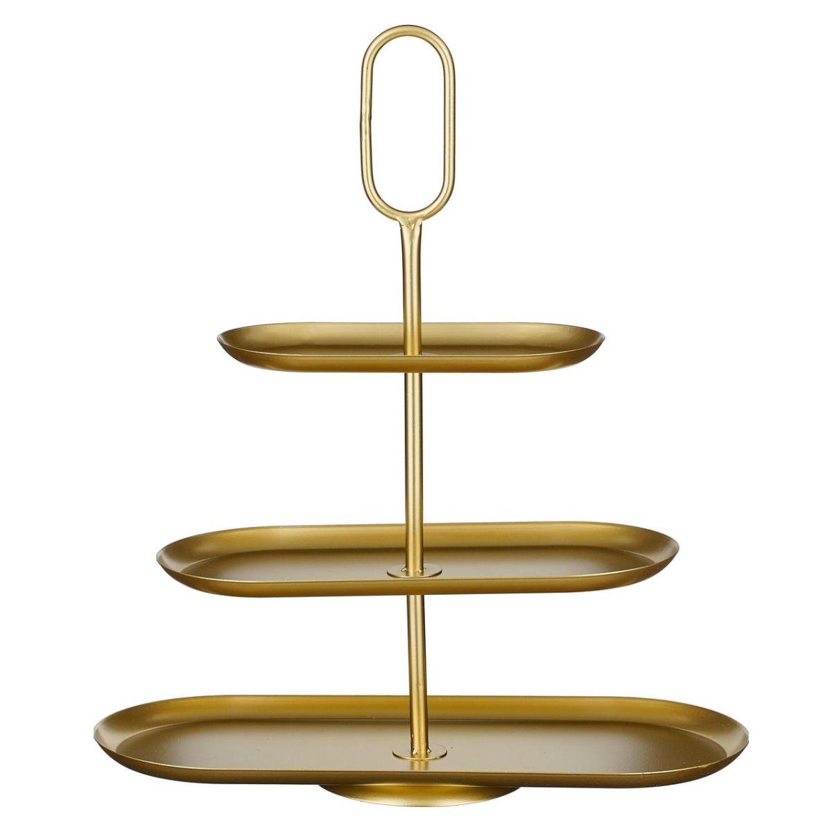 Etagère Rama Goud – 3-laags 48 cm