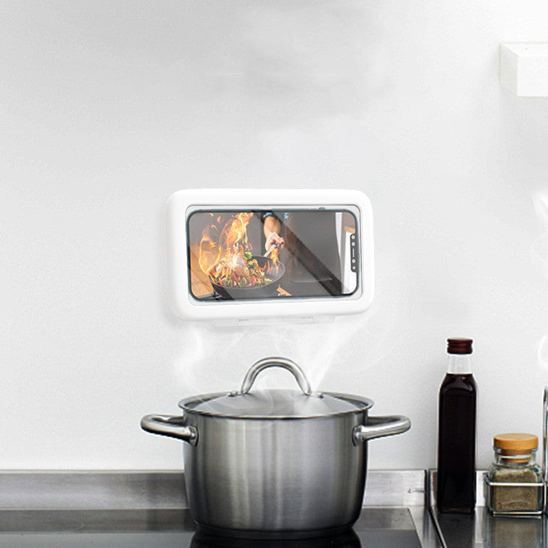 Spatwaterbestendige telefoonhouder voor douche en badkamer - productfoto 7