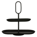 Etagère Rama Zwart – L38 × B17 × H36 cm