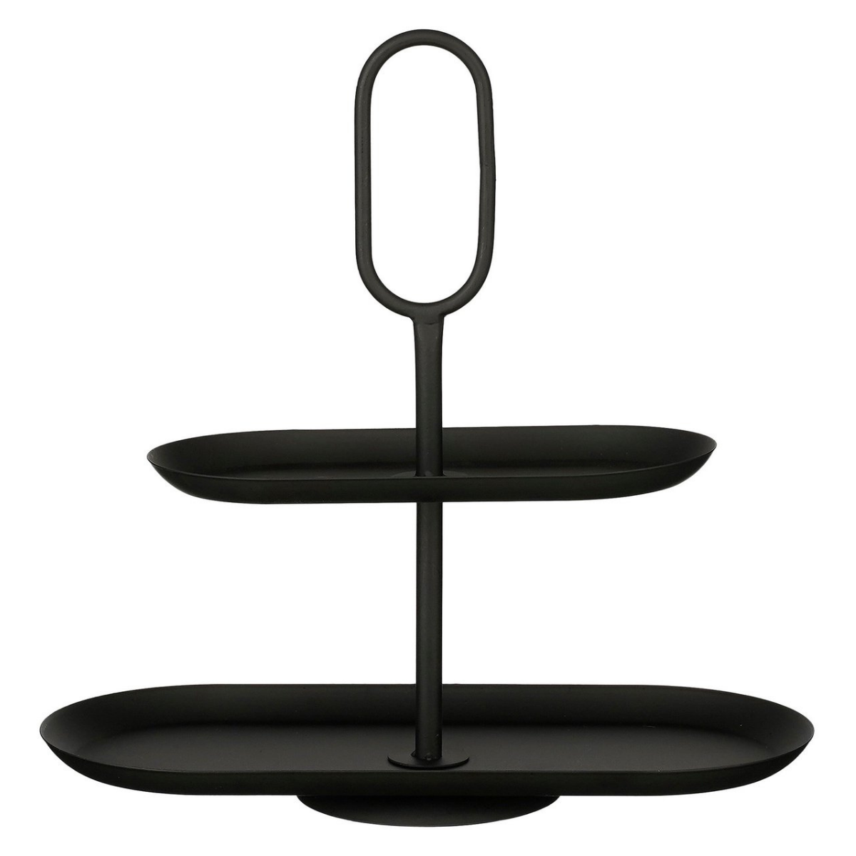 Etagère Rama Zwart – L38 × B17 × H36 cm