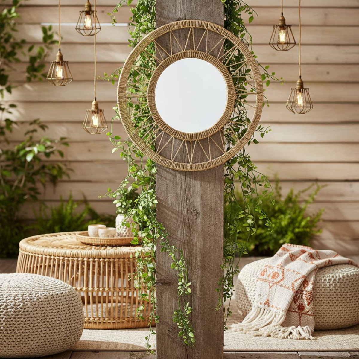 Spiegel Ludy Lichtbruin