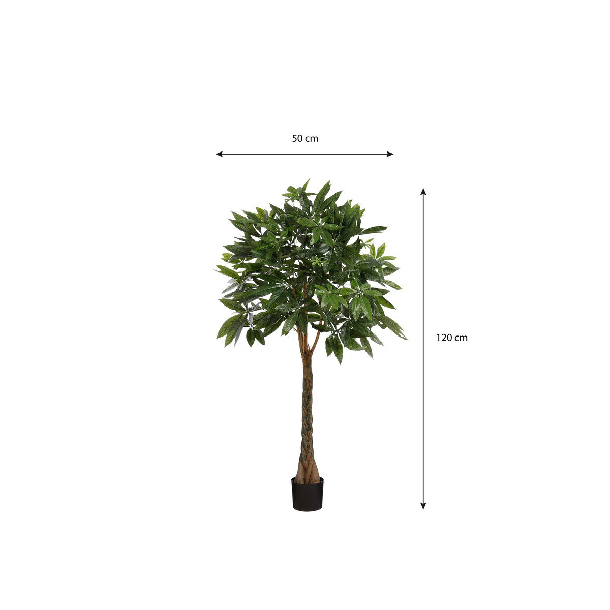 Kunstplant Pachira Groen
