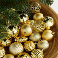 Kerstbal Unbreakable baubles Goud