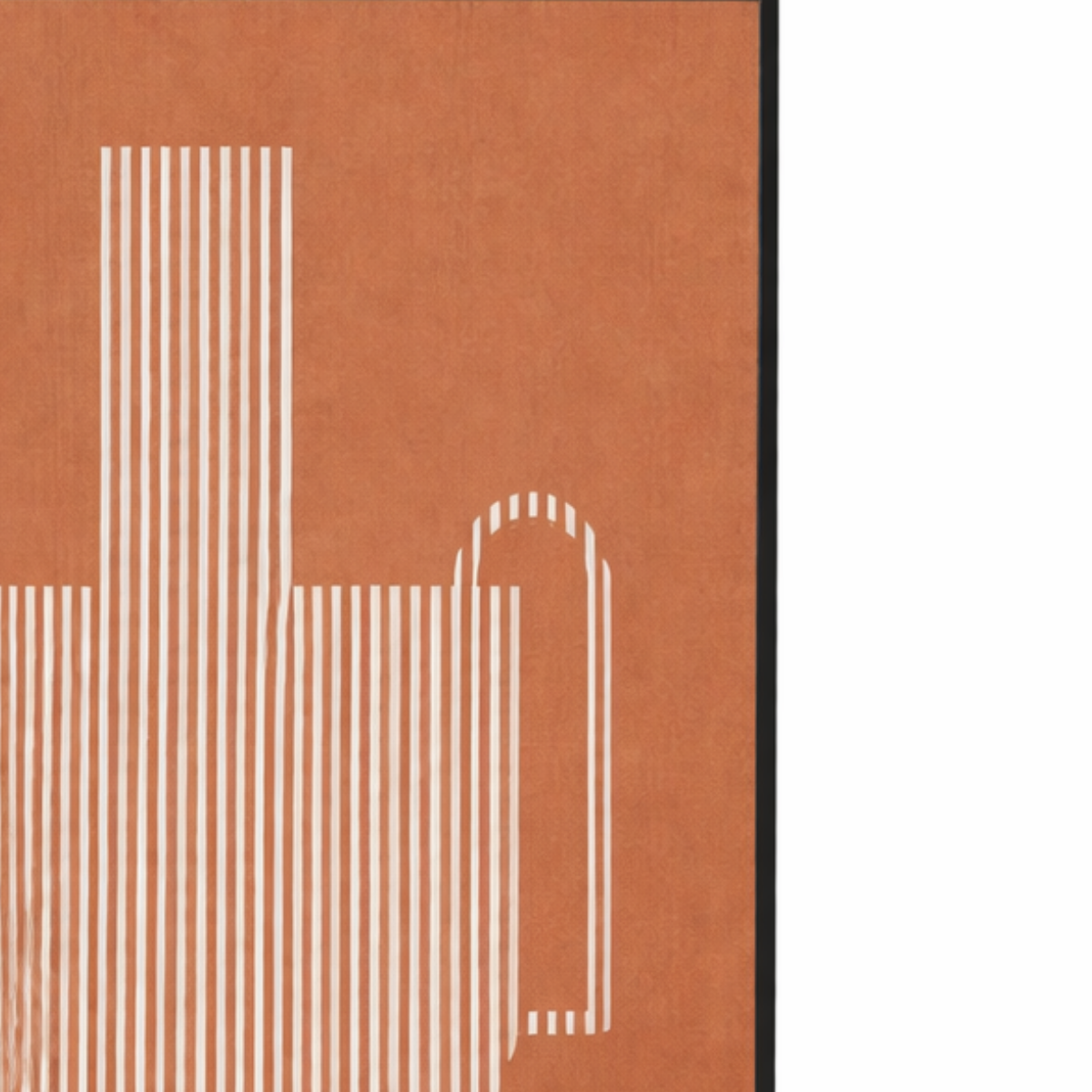 Wandpaneel Donkerbruin – 90 × 60 cm