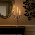 6 60 cm Silver Light Candle Holder