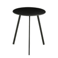 Bijzettafel Seattle Zwart – Ø38 × H45 cm