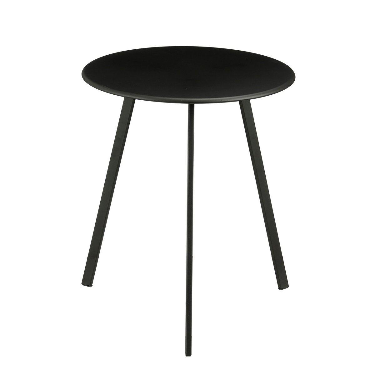 Bijzettafel Seattle Zwart – Ø38 × H45 cm
