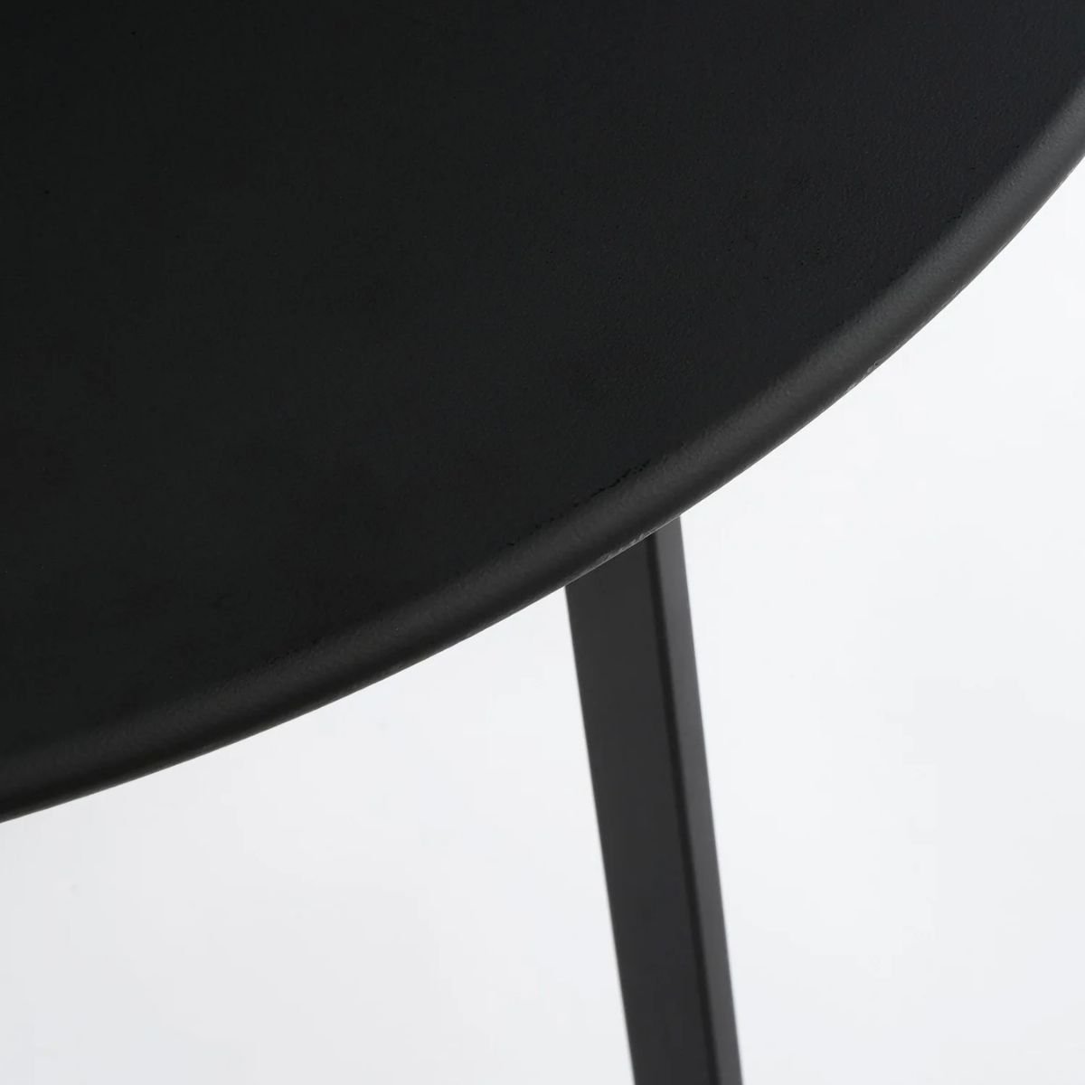 Bijzettafel Seattle Zwart – Ø38 × H30 cm