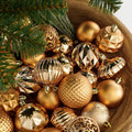 Onbreekbare kerstballen Koper – set van 60