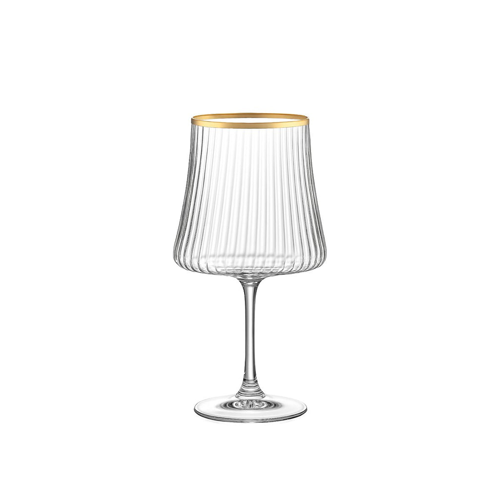 360 ml vergulde randwijn - veel van 6