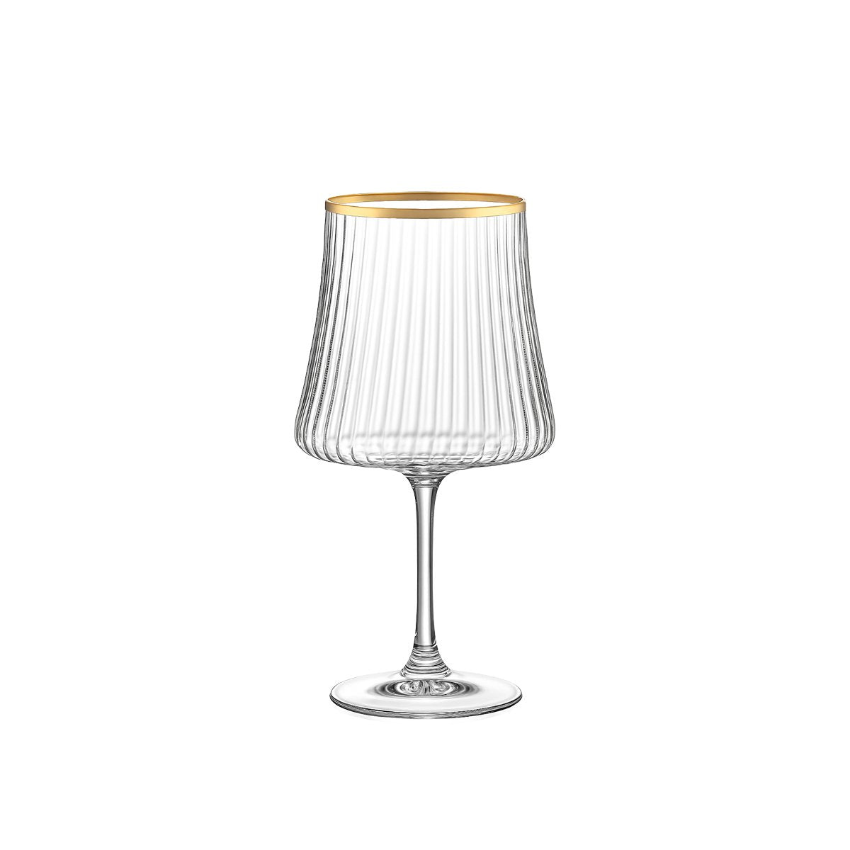 360 ml vergulde randwijn - veel van 6