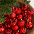 Kerstbal Unbreakable baubles Rood