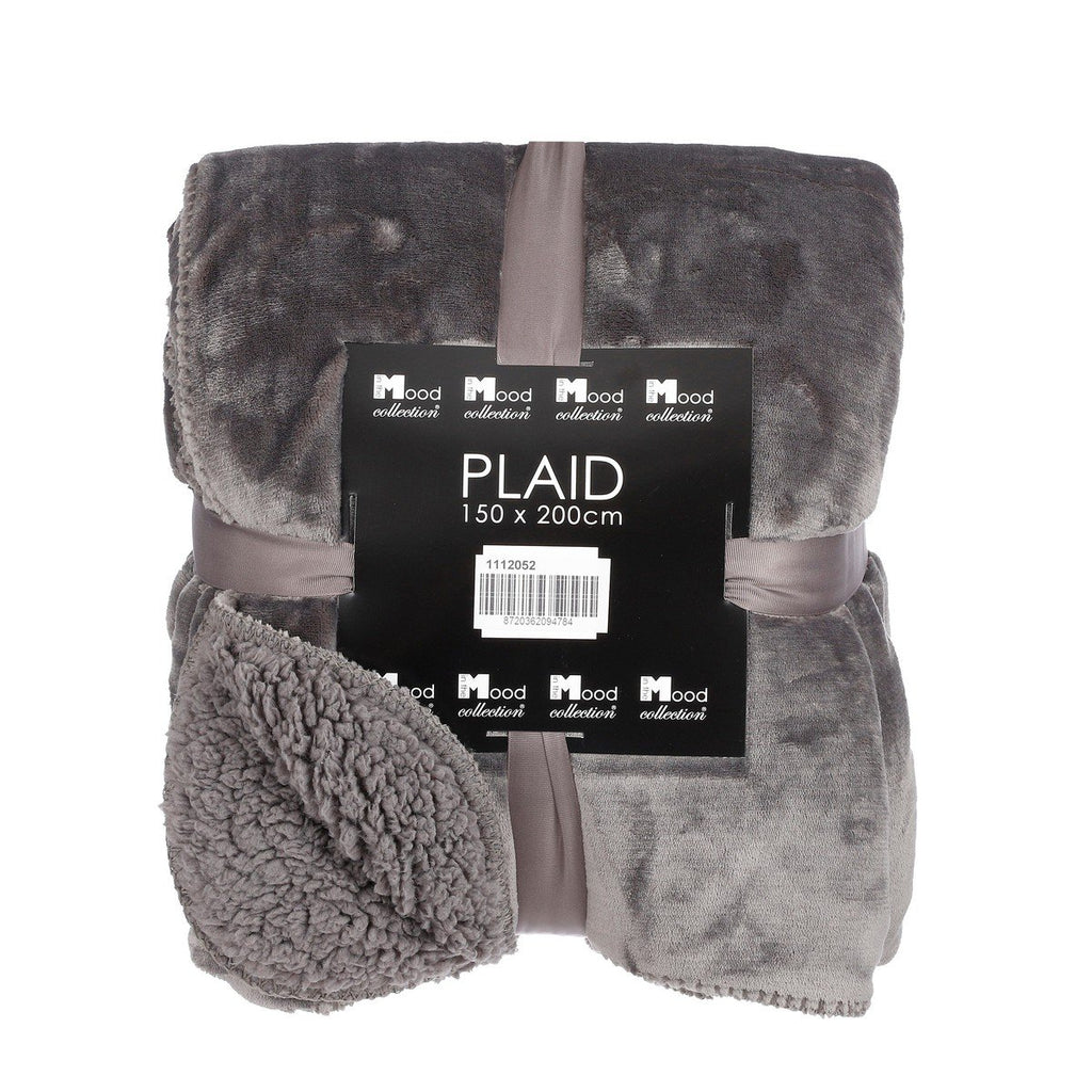 Plaid Mardy Antraciet