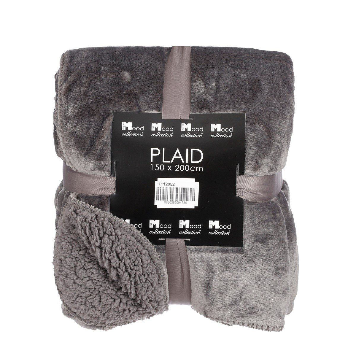 Plaid Mardy Antraciet